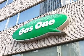 Gas One sign and logo